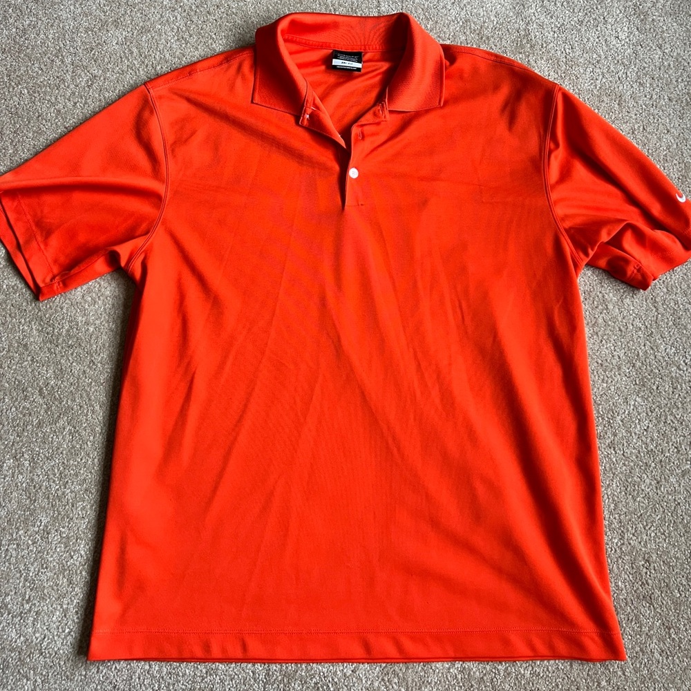 Nike Vibrant Orange Polo Shirt